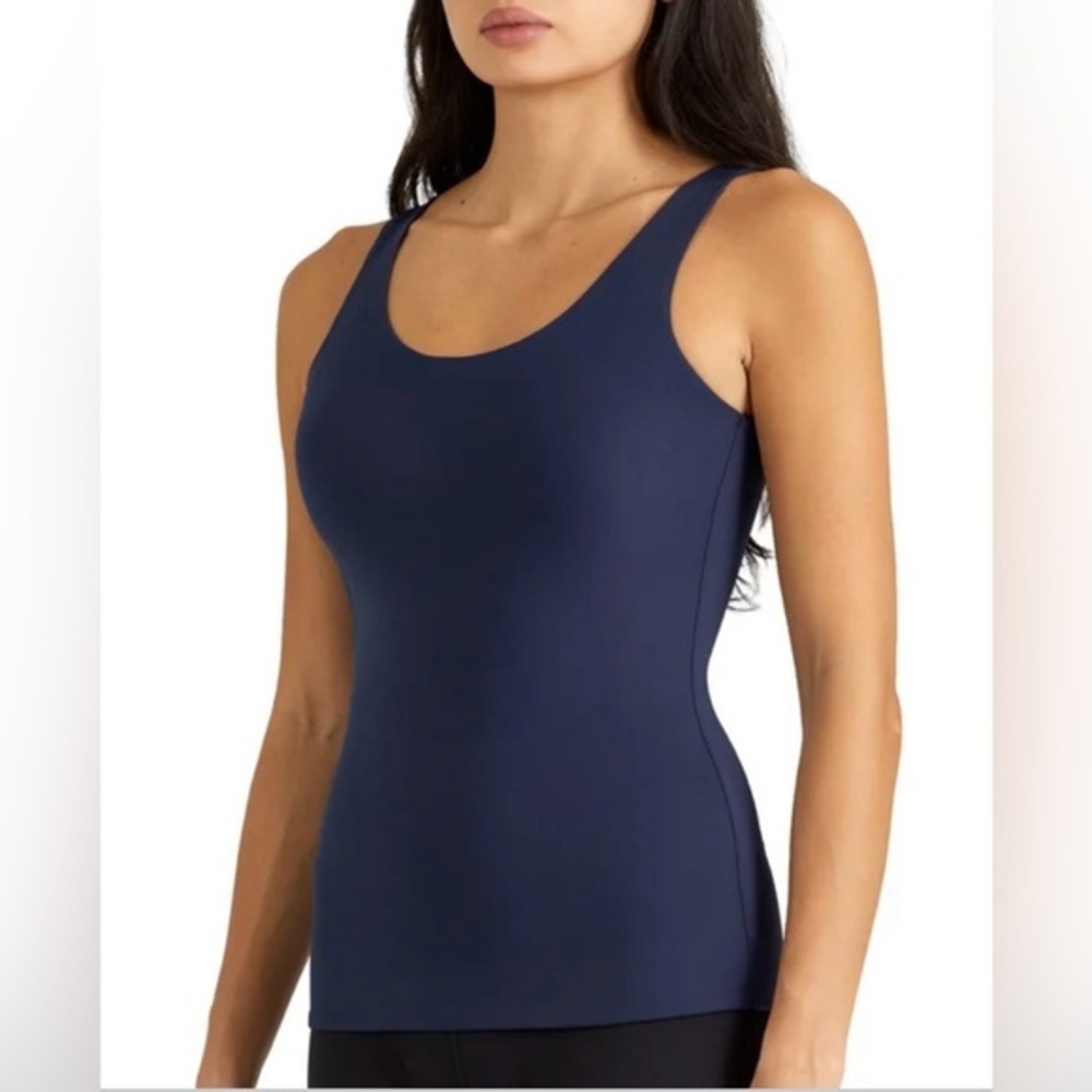 Frank and Oak Women's Contour Tank Navy Blue NWOT